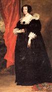 Anthony Van Dyck Portrait of Marguerite of Lorraine,Duchess of Orleans oil painting on canvas